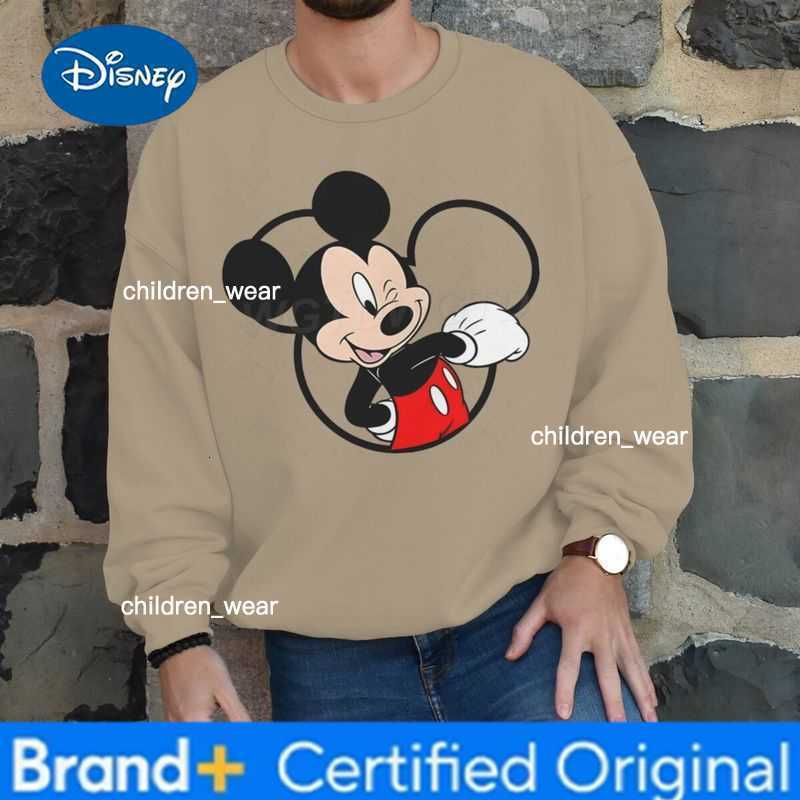 Disney Fun Mickey Mouse Minnie Couple Matching Sweatshirts Women Men Fashion Valentines Day Gifts Y2K Sudaderas Unisex Pullover H260304