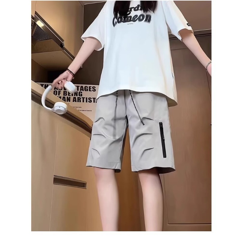 Designer Pants Summer Outdoor Waterproof Sports Cargo Shorts For Men Casual Versatile Solid Color