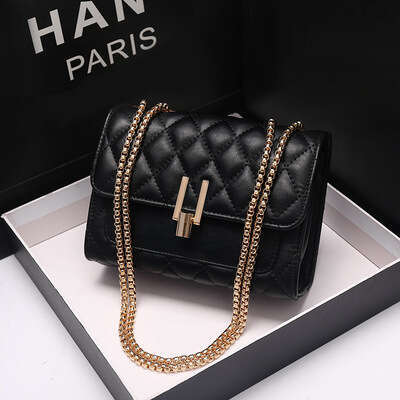 Luxury Shoulder Bags Totes Hobo New Women S Genuine Leather Crossbody Small Square Quilted Chain Bag Wholesale SENYY