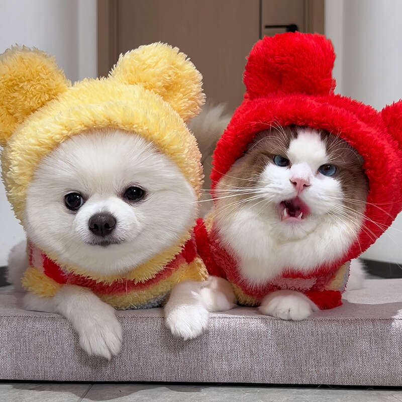 Famous brand Golden Retriever Medium and Large Dogs Christmas Autumn Winter Two Legged Vest Cat Pet Clothes Dog Supplies Apparel pupakaIK