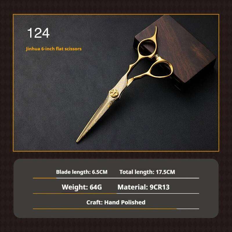 Professional Scissors Barber Set 6inch 9CR Stainless Steel Straight & Thinning Shears for Home Salon Hair Cutting Tools Kit H260303