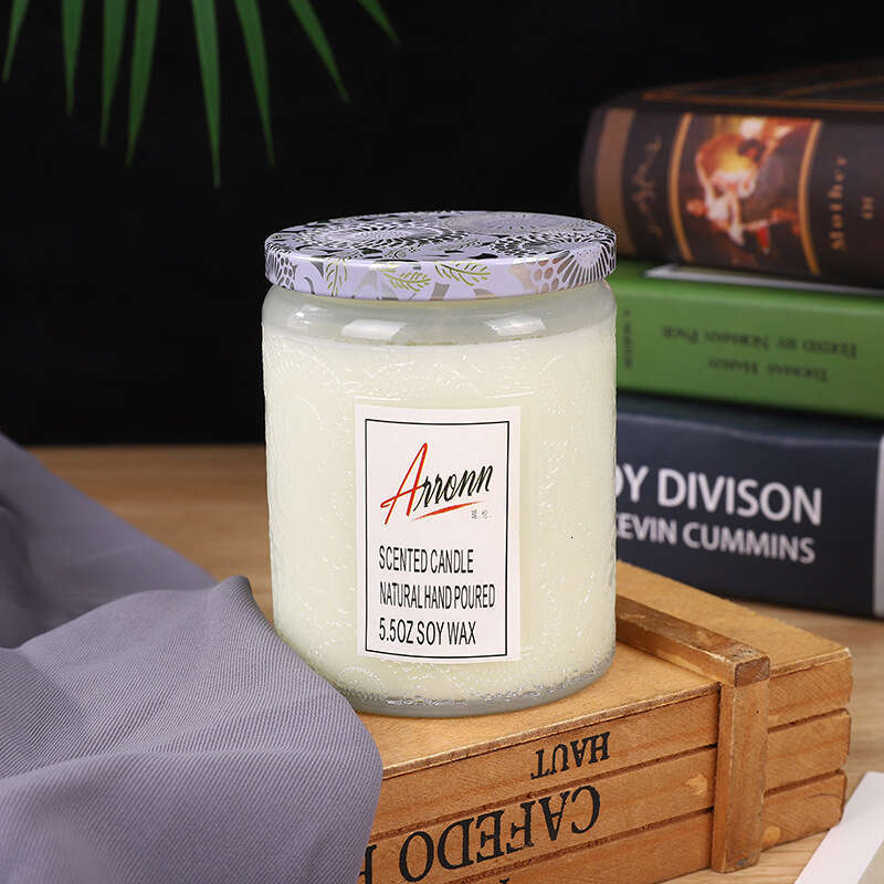 Embossed Cup Plant Essential Oil Aromatherapy Candle Home Bedroom Air Purification Fragrance Birthday Wedding Souvenir W260304