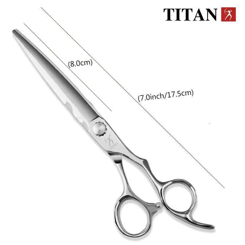 TITAN Hair Cutting Hairdressing Professional Barber Scissors Salon Tool ATS314 Steel H260303