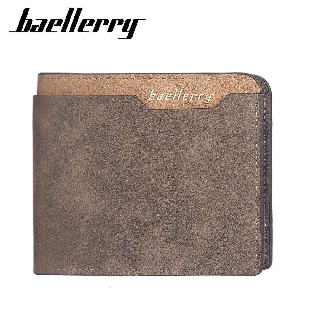 Men's Ultra Thin Holder - Soft Touch PU Leather Short Wallet with Coin Pocket | Slim RFID Blocking 8 Card Slots C260304
