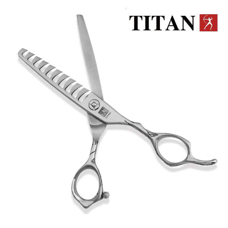 Titan professional 6 inch hair salon scissor barber thinning shears hairdressing scissors 440C stainless steel H260303