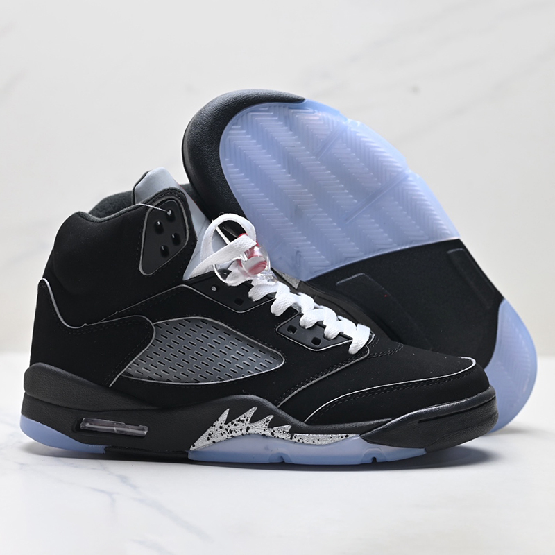 With box 5 Mens Basketball Shoe 5s Black Metallic Reimagined Wolf Grey Fire Red Medium Soft Pink Muslin Racer Blue Aqua Olive Midnight Navy Sneakers T