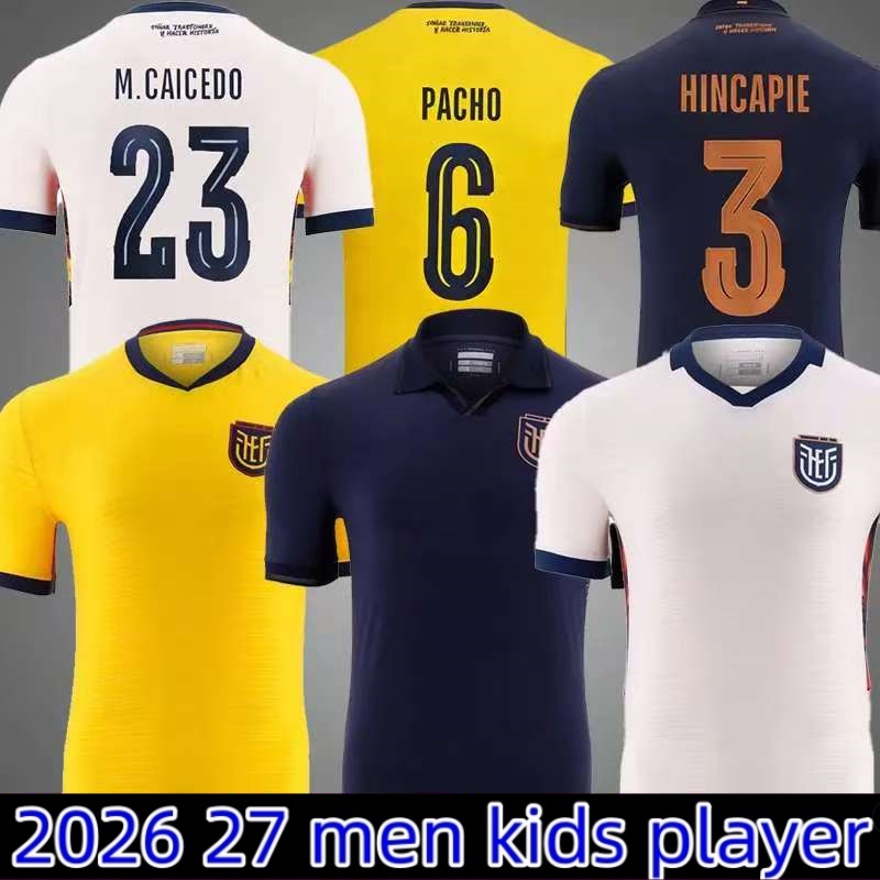 C 2026 Centenary Soccer Jerseys 26 27 HINCAPIE PACHO CAICEDO VALENCIA Home Away anniversary men kids kit socks sets football shirts uniforms