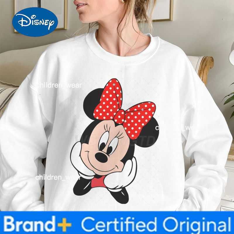 Disney Cartoon Mickey Mouse Minnie Peripheral Crew Neck Sweatshirts for Women Men Fashion Valentines Day Gifts Couple Y2K Pullover H2603041