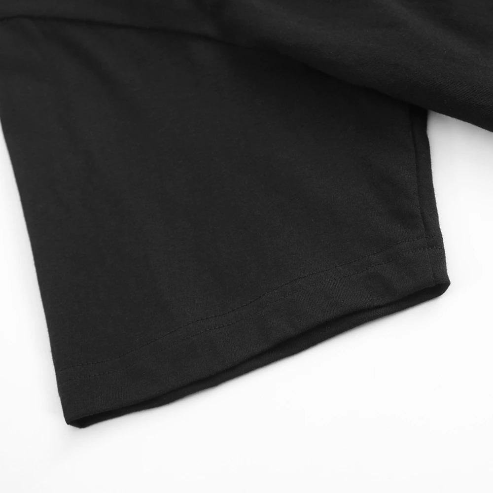 Grey Black Monster Unisex Cotton Graphic T-shirt Cropped Crewneck Short Sleeve Casual Summer Fashion Breathable Tee 260302