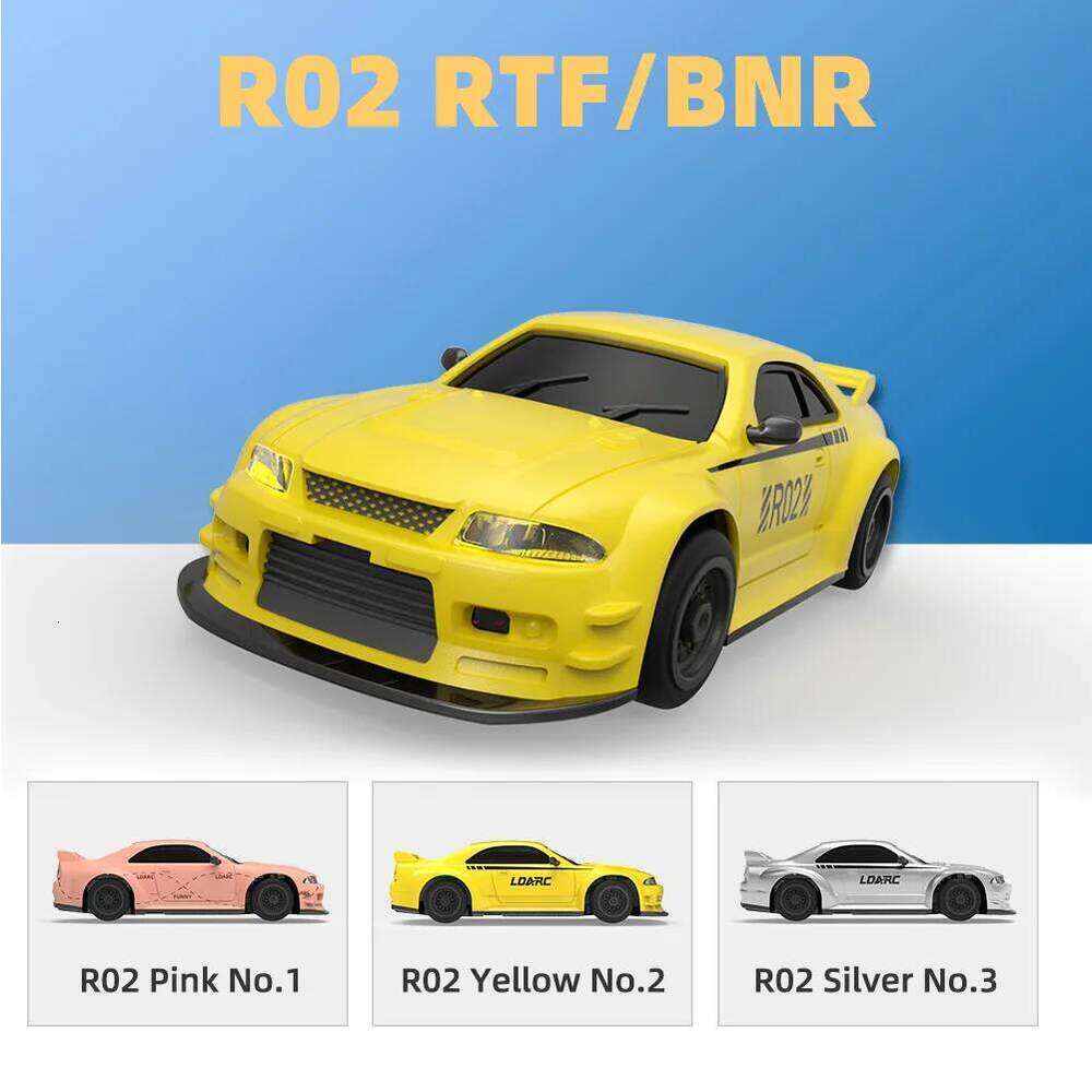 LDARC R02 Mini Rc Sports 1/64 Simulated Electric Remote Control Model Car Tabletop RTR 2.4G Adults Children'S Toys Gift Z260303