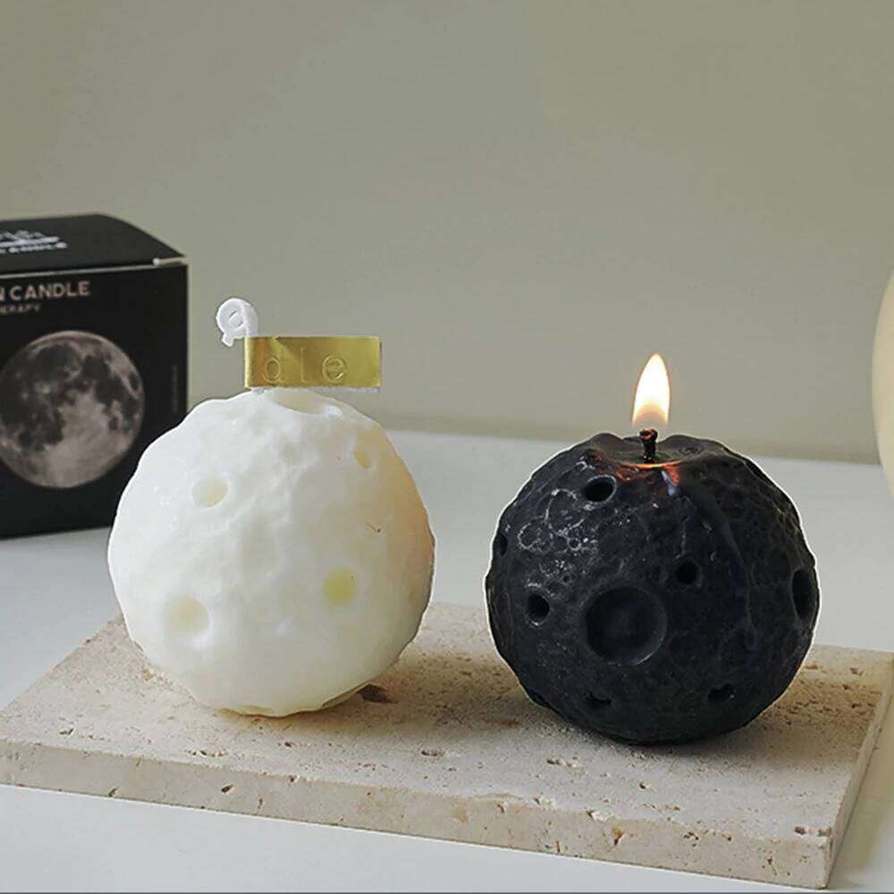 Creative Lunar Shape Scented Candles Home Decor Candle For Party Birthday Room Decoration Gift W260304