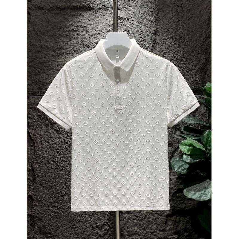 High-End Men's Niche Short-Sleeve Summer New Polo Shirt Fashion Trendy Brand Thin T-Shirt Luanyun