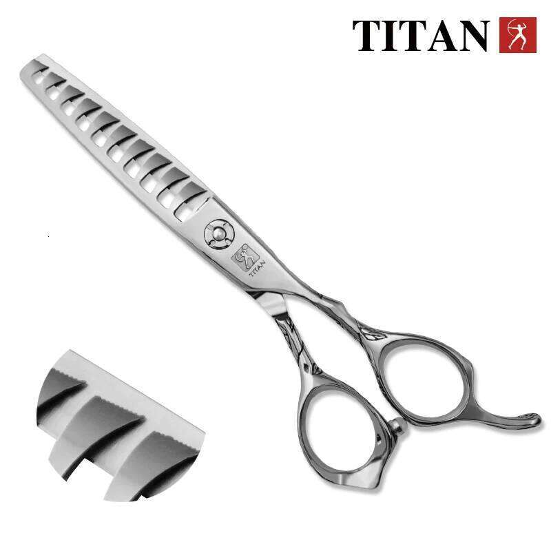 Titan professional 6 inch hair salon scissor barber thinning shears hairdressing scissors 440C stainless steel H260303