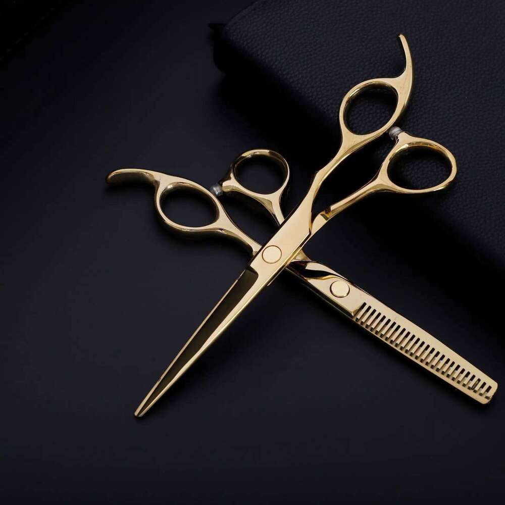 Stainless Steel 6.5 Professional Hairdressing Thinning Barber Scissor Set Hair Cutting Scissors H260303
