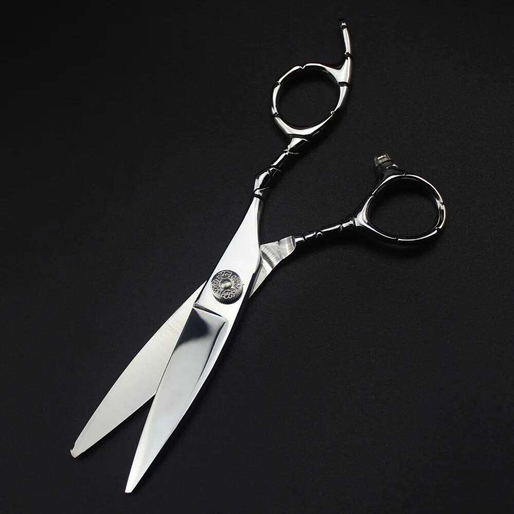 Professional JP440c steel 6 inch Willow leaf hair haircut thinning barber tools cutting shears hairdresser scissors H260303