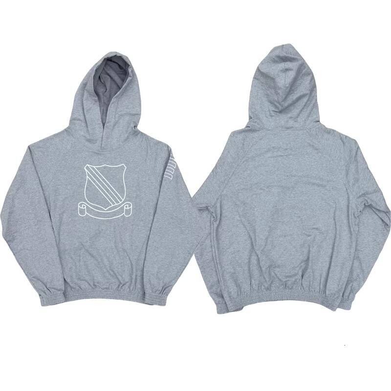 Men's Hoodies Number Nine EMBLEM HOODIE distressed hoodie