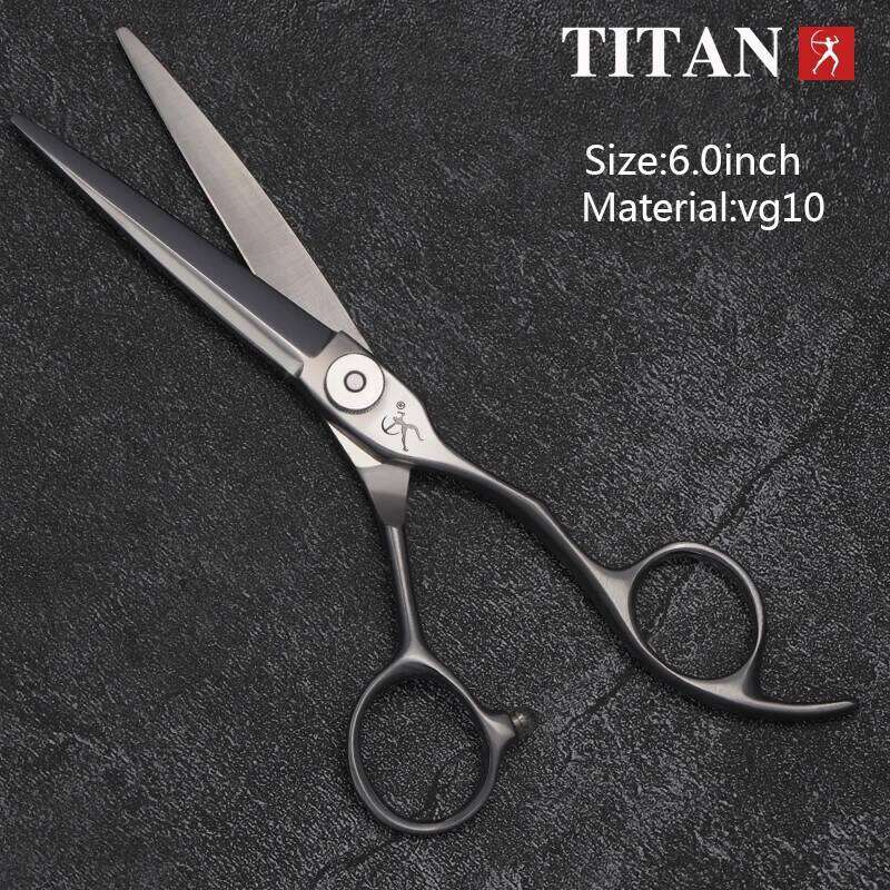Titan professional barbershop cutting salon hair scissors japan vg10 steel New design H260303
