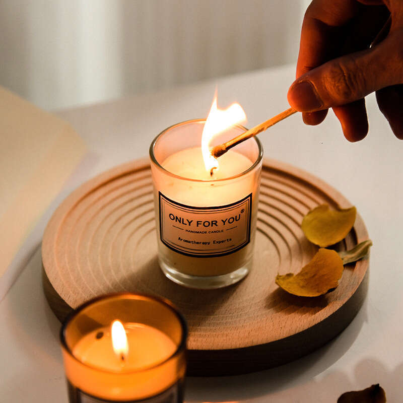 Aromatherapy Candle Atmosphere Ins Decoration Niche Romantic Mood Sleep Aid Home Indoor Long-lasting High-end Gift W260304
