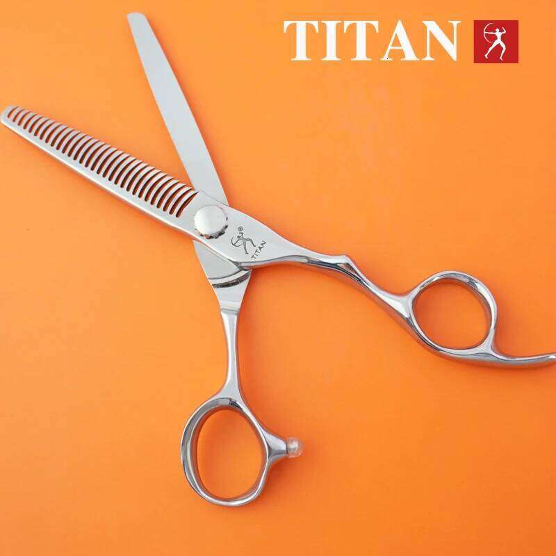 TITAN High-end barber professional hairdressing shear hair scissors Hair thinning H260303