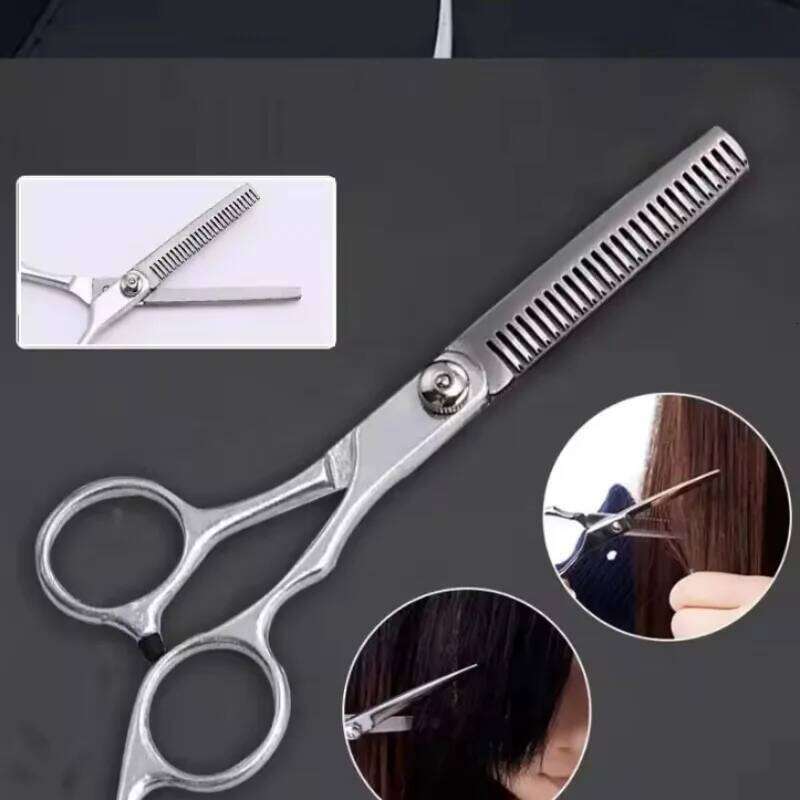 1/7pcs Professional Barber Scissors Set - Stainless Steel Salon Hairdressing Tools, Hair Cutting/Thinning Kit for Hairdressers H260303