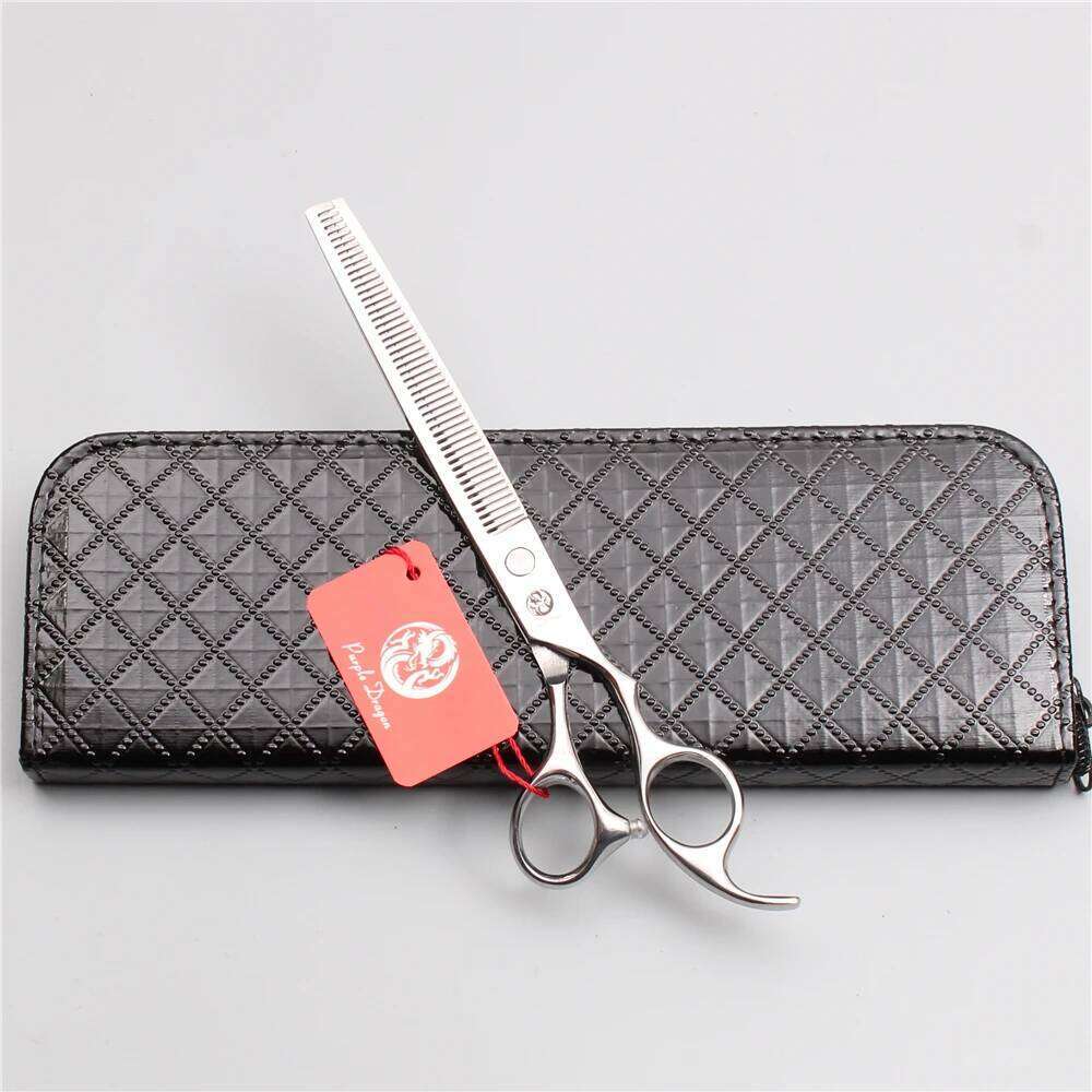 Grooming for Dog Purple Dragon 7.5" Japan Stainless Thinning Cutting Shears Pet Scissors Silver H260303