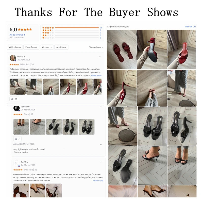 2026 Fashion Sexy Thin High Heels Slides Women Open Toe Pumps Slip Sandal Female Slippers Mule Patent Leather Outdoor Flip Flops 260306