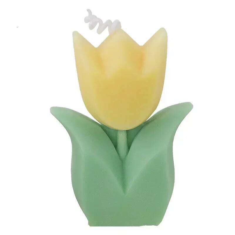 Exquisite Tulip Scented Candles - Ideal Wedding Favors, Luxurious Home Ambiance, and Felt Birthday Gifts for Women W260304