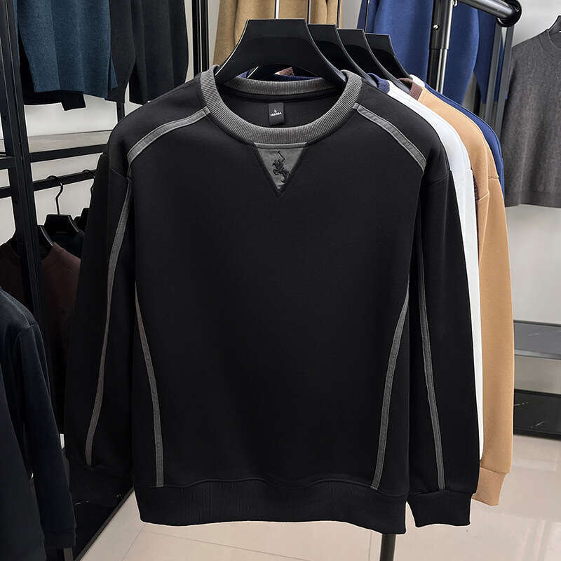 Trendy American Style New Men's Long Sleeve Fashionable Personality Sweatshirt T-Shirt Sports Base Shirt Casual Luanyun