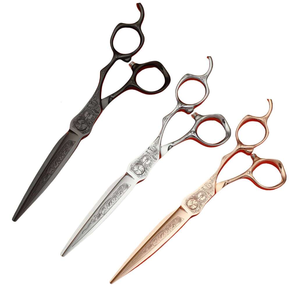 New barber Scissors 6.3/6.7 Inch VG10 material Hair cutting professional hairdressing scissors H260303