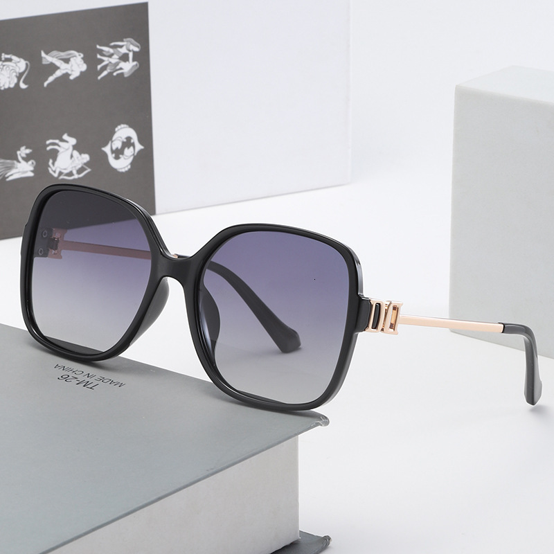 2026 New Trendy Square Frame Sunglasses, Internet Celebrity Sunglasses Women, High-End, Face-Slimming, Polarized for Driving, Men's Style