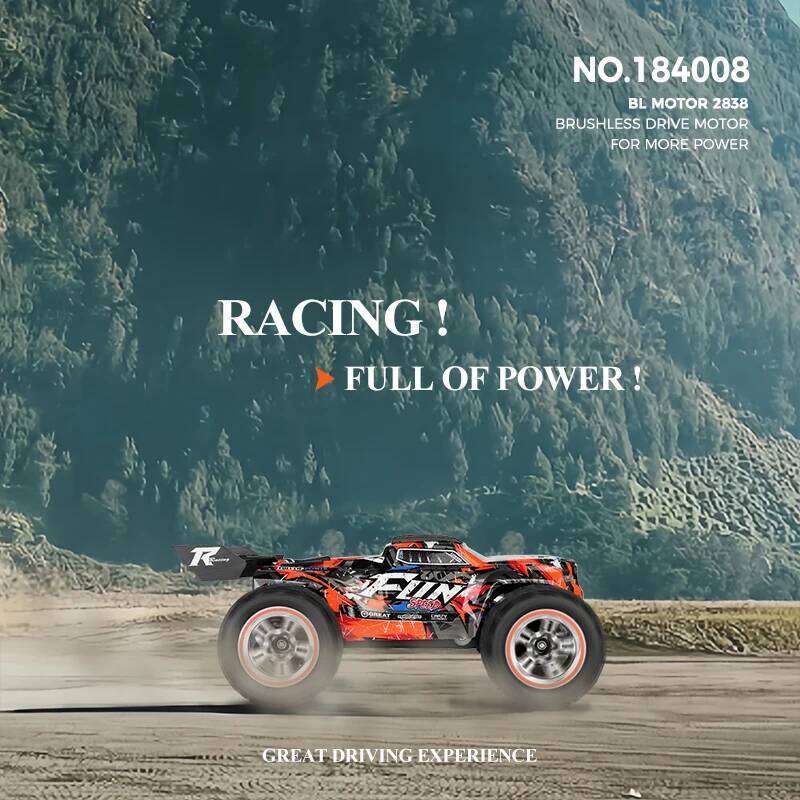 WLtoys 184008 4WD RC Car 1/18 Professional Truck 60KM/H High Speed Drift Racing Remote Control Vehicle Toys for Children Boys Z260303