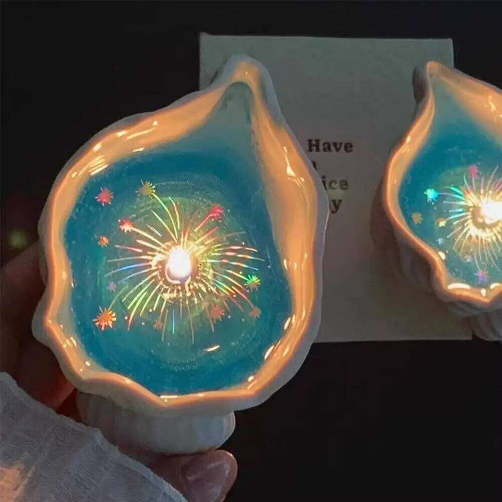 New Essential Oil Scented Candles,Conch Blue Ocean,Rich Floral Fragrance,Anniversary Candle Room Rich Of Aroma,Festival Gifts W260304