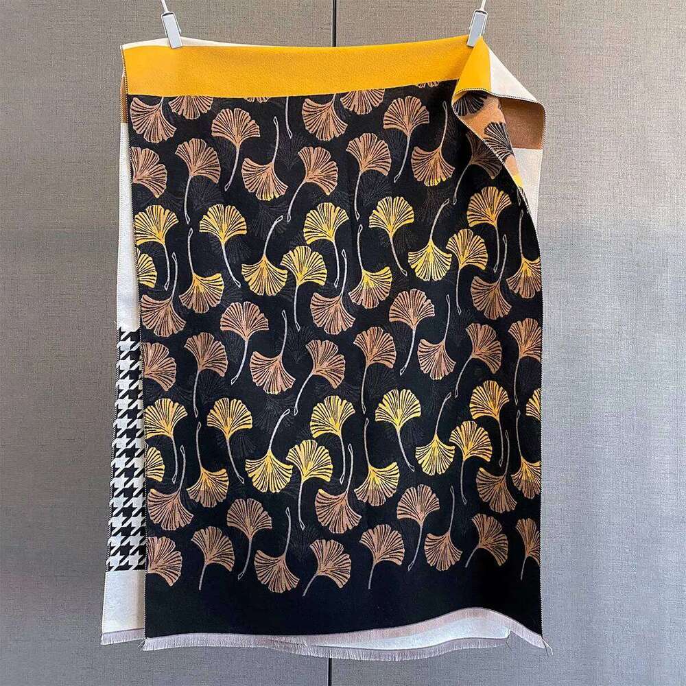 Winter Luxury Scarf For Women Autumn Faux Cashmere Pashmina Wrap Elegant Warm Shawl Design Female Foulard ScarfBrand XJ260304