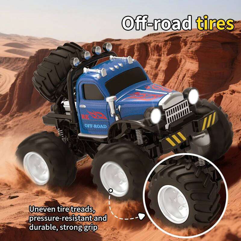 New 1:64 Rc Mini 2.4Ghz City Road Handle High Speed Alloy All Terrain Remote Car Dual Control Children's Toys Gifts Z260303