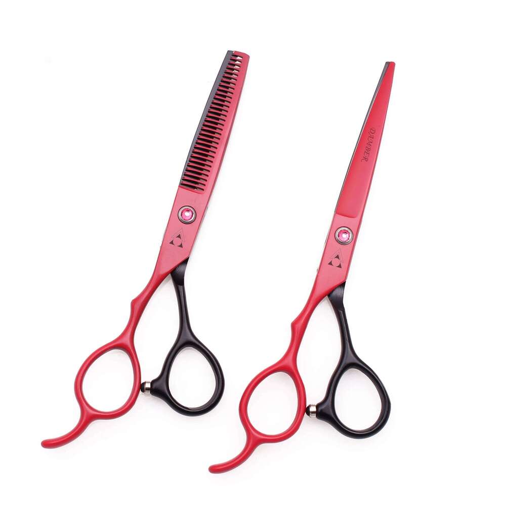 5.5 6.0 Hair Scissors For Left Hand Japan 440C Professional Hairdressing Barbers Cutting Set Thinning Shears Hairdresser B8001 H260303