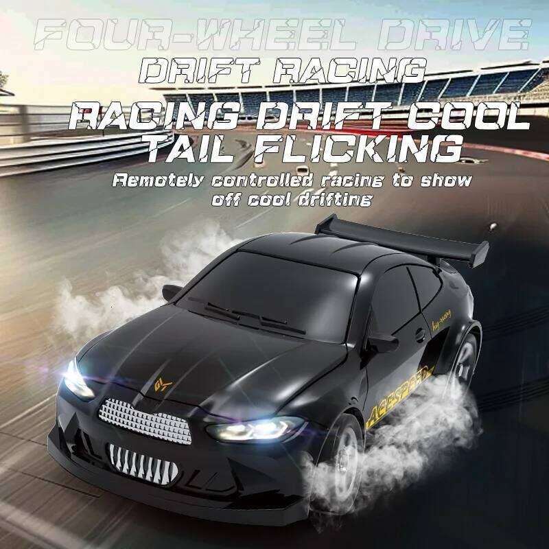 1/64 RC Four-Wheel Drive Remote Control Desktop Stunt Full Proportions Mini Racing Drift Car Toy Model Boy Gift Z260303