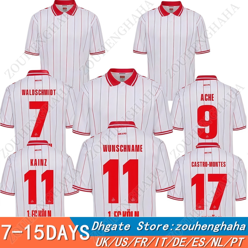 25 26 Koln Special Soccer Jerseys Long sleeve 2025 2026 S.EL MALA KAMINSKI ACHE MARTEL HUBERS WALDSCHMIDT KAINZ HUSEISIC Men Fans Football jersey Shirt Kit S-4XL