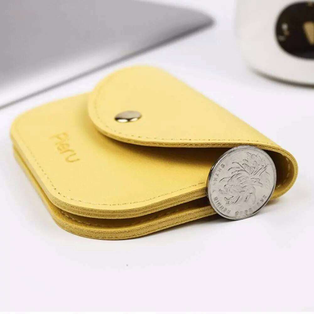 Portable Gifts Jewelry Organizer Small Macaron Color Lipstick Pouch Key Bag Earphone Holder Mini Wallet Leather Coin Purse C260304