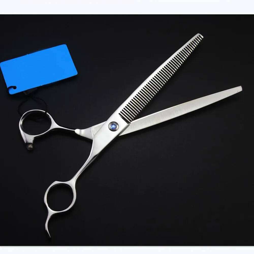 Professional Japan 440c 7.5'' Pet scissors dog grooming scissor shears Thinning Barber hair clipper Hairdressing Scissors H260303
