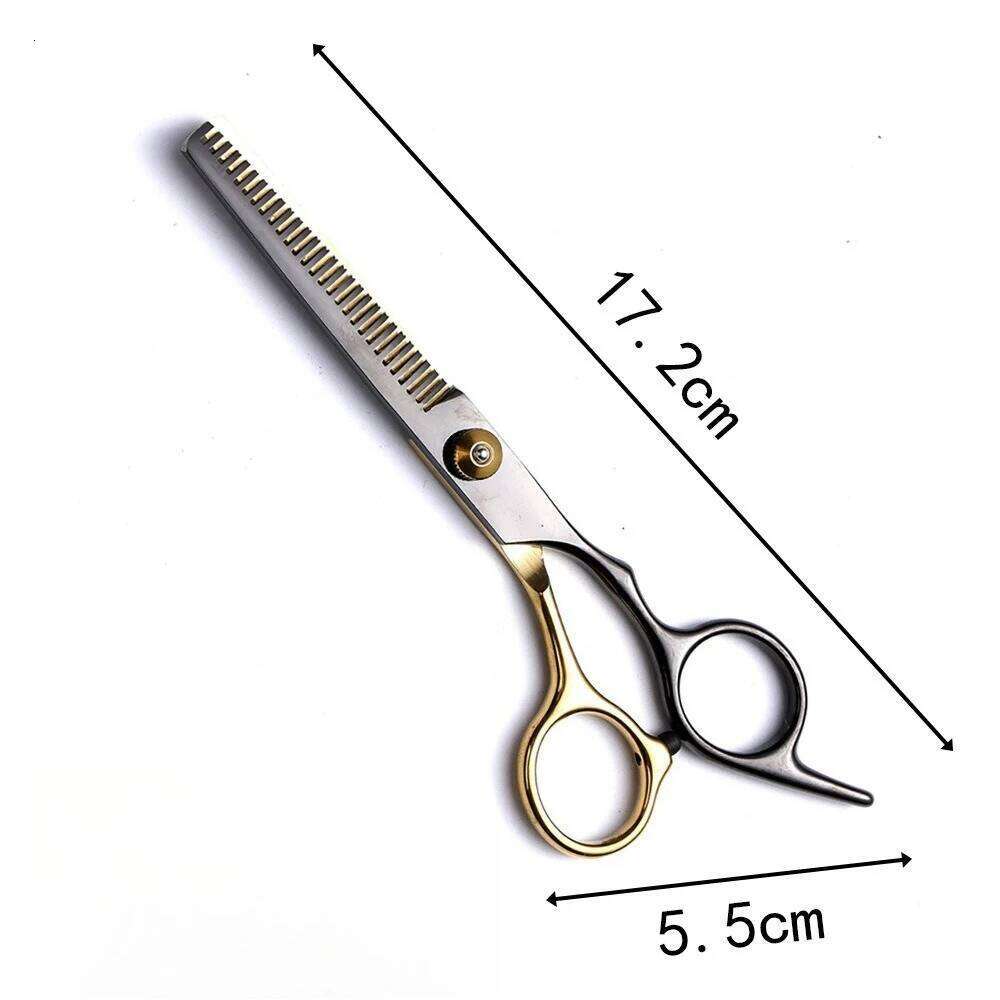 2Pcs/Set Professional Scissors Set Home Hair Cutting Barber/Salon Thinning Shears Kit, Stainless Steel Hairdressin H260303