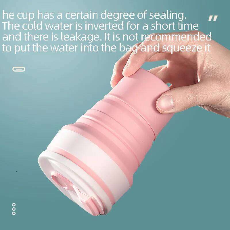 350ml /500ml Camping Telescopic Folding Sports Outdoors Kitchen & Dining Collapsible Silicone Cup Coffee Cups Drinking Mug S260303