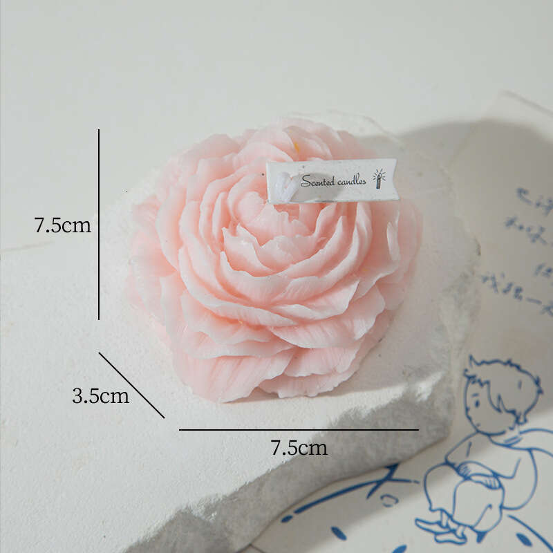 Peony Scented Flower Candle Ins Creative Home Decor Cross-Border Wedding Decoration Gift W260304