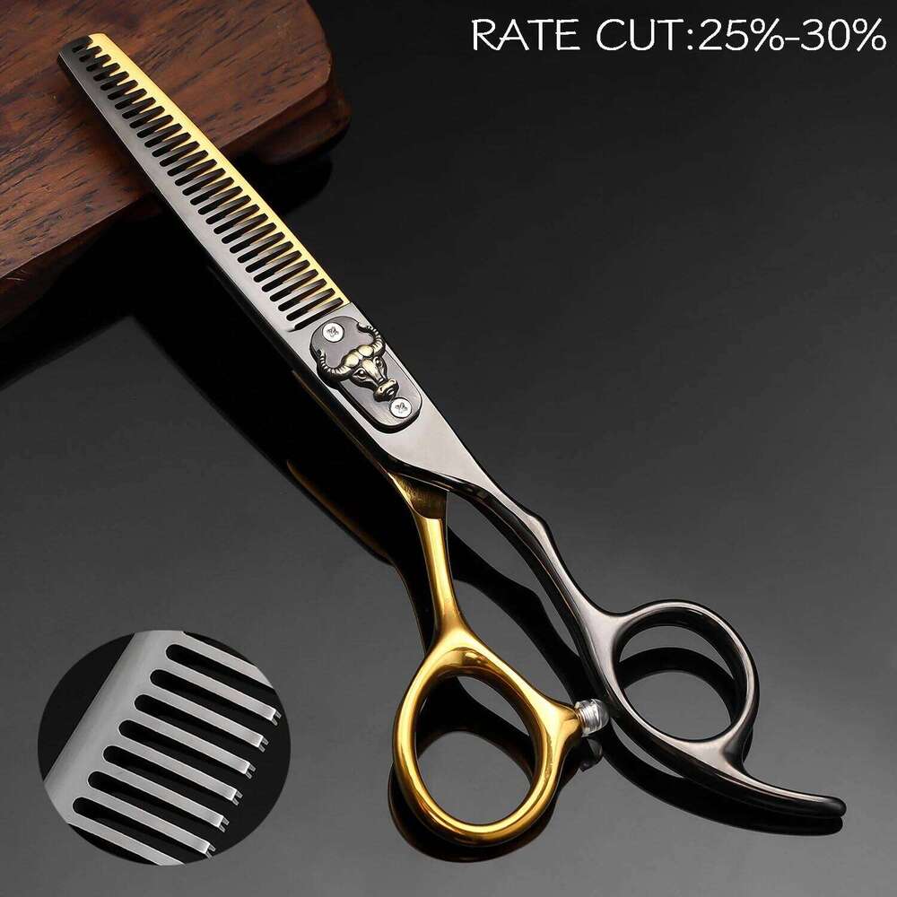 VP Hair Scissors Professional Barber Accessories Hairdresser Cutting Tools Thinning Shears Hairdressing Scissor 6Inch 440C Steel H260303