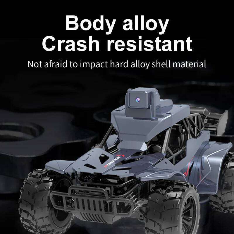 Rc with Camera Lcd Fpv Real Time Transmission High Speed Voice Chat 2.4g Remote Control Car On a Sign Toys For Kids Z260303