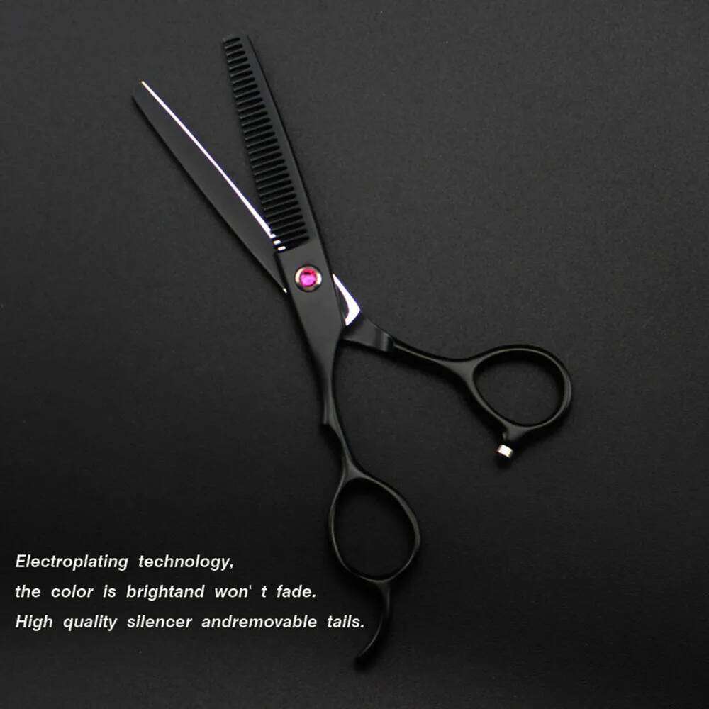 Professional JP440c 5.5 6 '' Left handed scissor Black hair haircut thinning barber cutting shears hairdresser scissors H260303