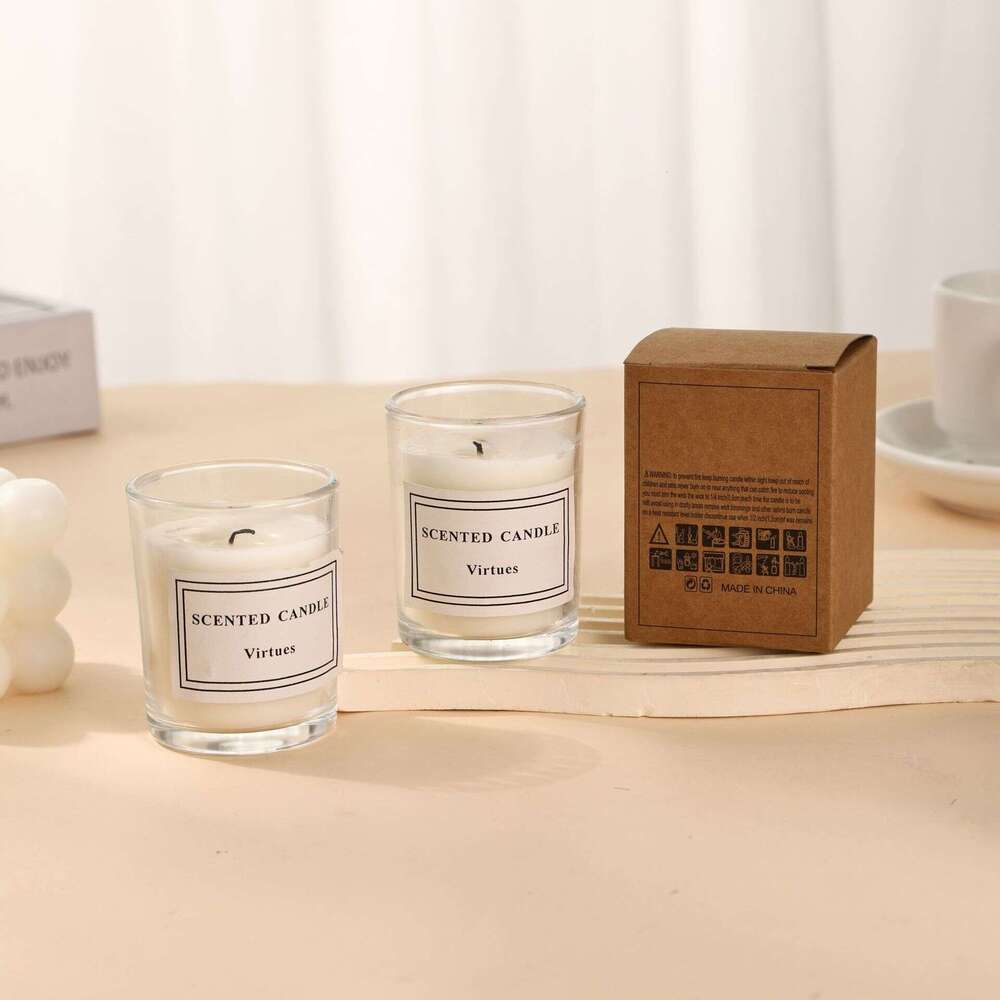 Box Atmosphere Souvenir Hotel Club Smokeless Aromatherapy Candle Wholesale Small Gift W260304