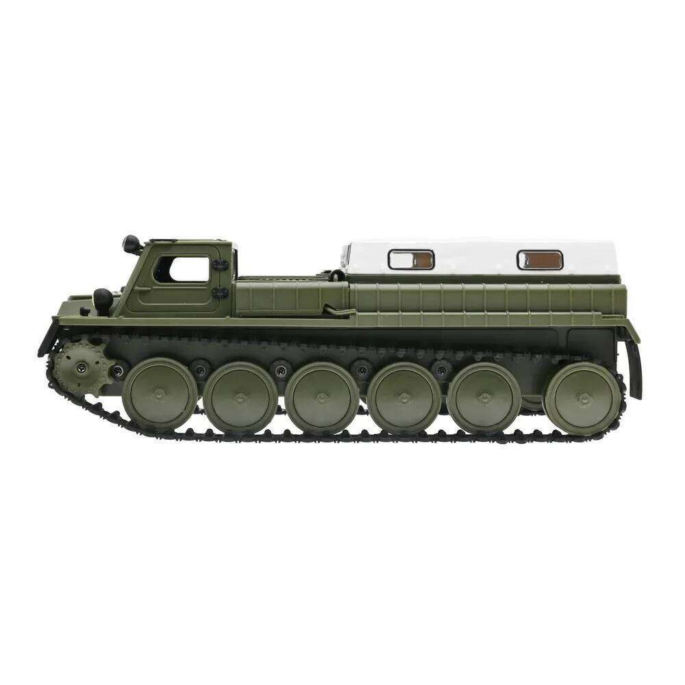1/16 WPL E-1 Tracked Troop Carrier Military Simulation 2.4G Remote Control Car GAZ-71 Child Vehicle Birthday Gift Z260303