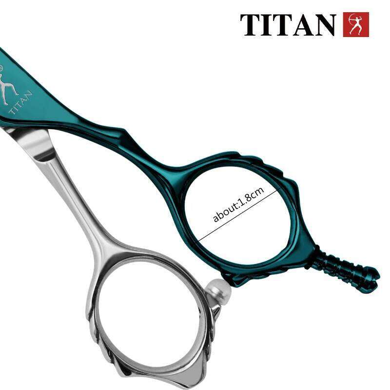 TITAN professional hair barber cutting scissors hairdressing shear salon toolsATS314 stainless steel H260303