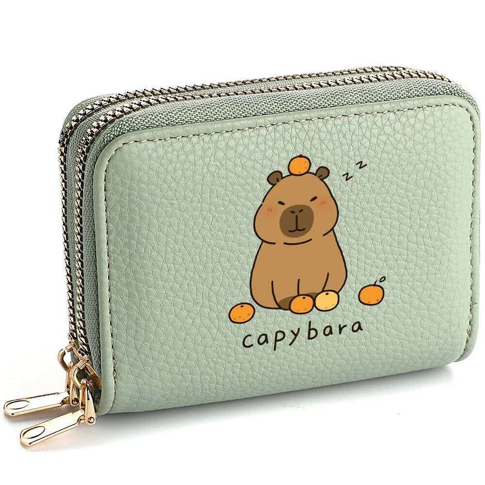 Capibala Cartoon Short Wallet Cute Lady Card Holder Lady's Birthday Gift C260304