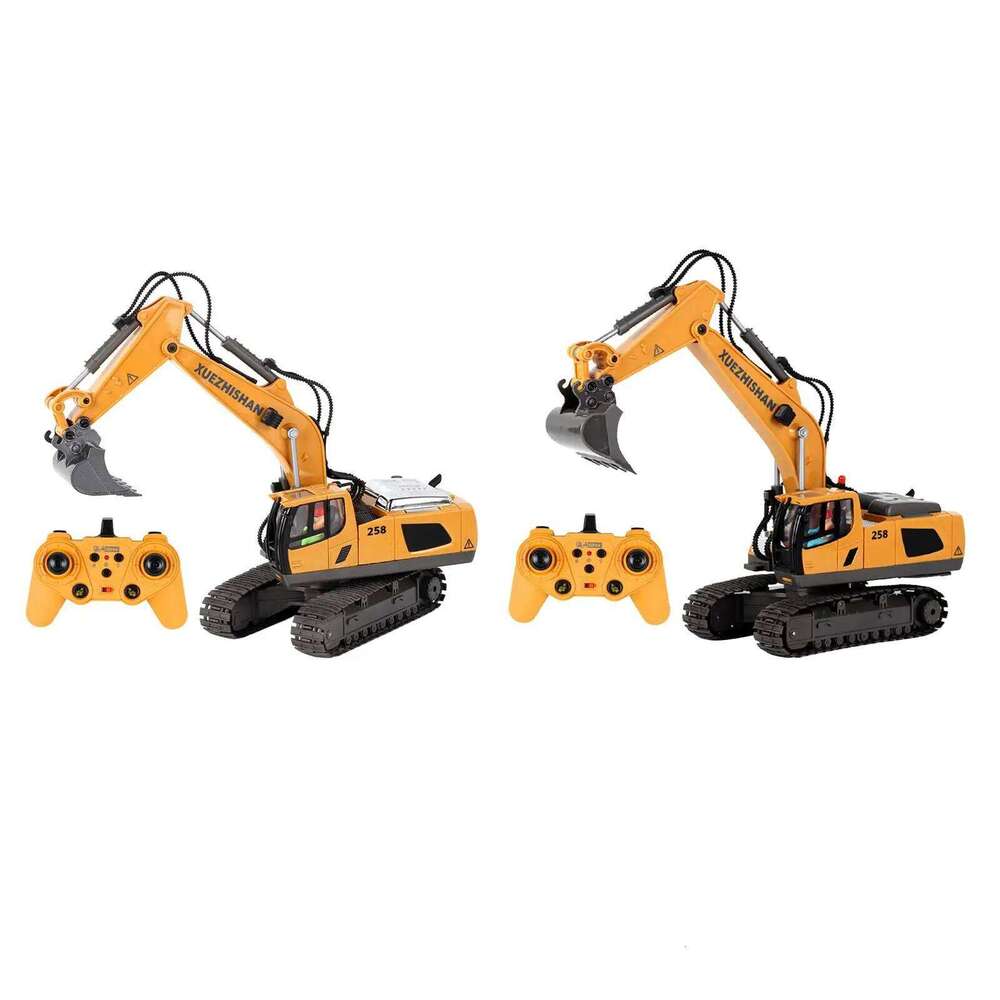 Remote Control Car Bulldozer Tractor Engineering Vehicle Toys for Kids Boys Gifts Z260303